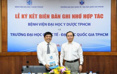 INTERNATIONAL UNIVERSITY SIGNS AN MOU  IN COOPERATION WITH THE UNIVERSITY MEDICAL CENTER HCMC (UNIVERSITY OF MEDICINE AND PHARMACY IN HO CHI MINH CITY)