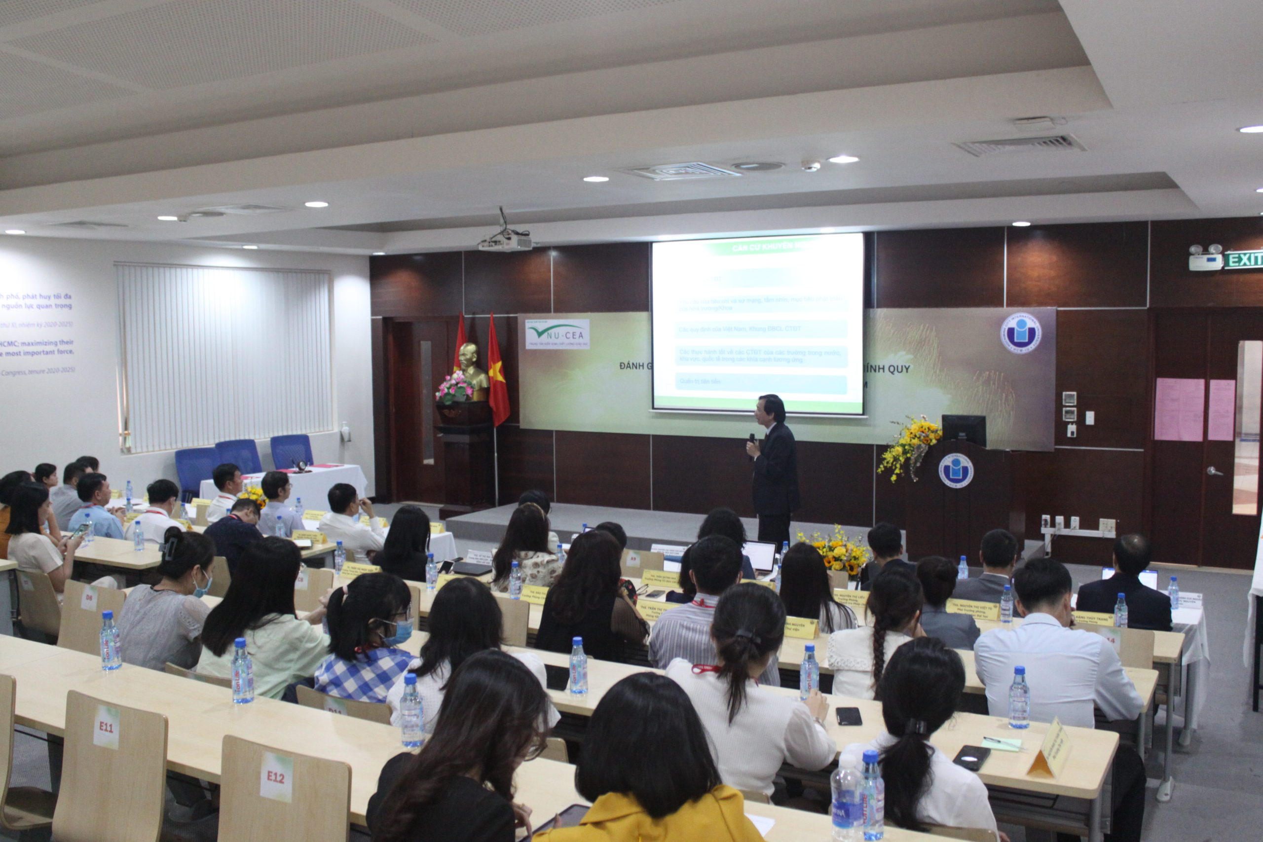 THE OPENING CEREMONY OF THE OFFICIAL EXTERNAL ASSESSMENT AT INTERNATIONAL UNIVERSITY – VIETNAM NATIONAL UNIVERSITY – HCMC