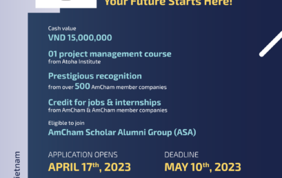 THE AMCHAM SCHOLARSHIP PROGRAM 2023 IS OFFICIALLY OPEN FOR APPLICATION