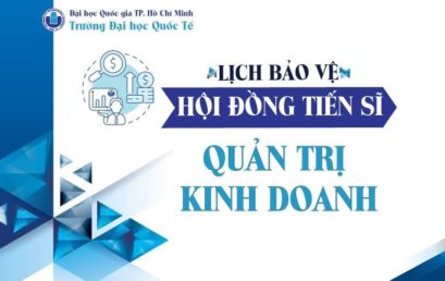 LỊCH BẢO VỆ CỦA HỘI ĐỒNG TIẾN SĨ TRONG THÁNG 10/2024