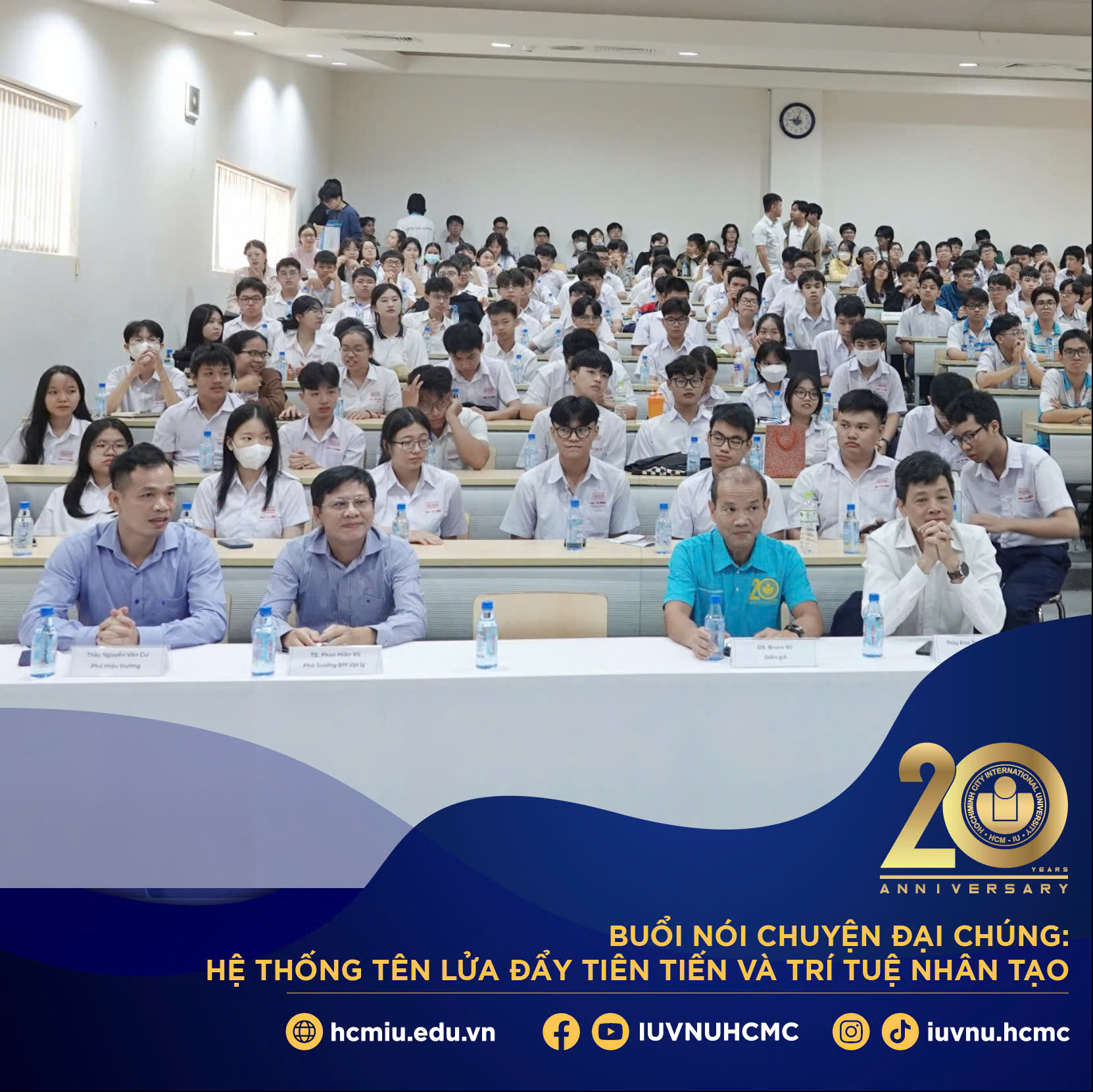 TRƯỜNG ĐẠI HỌC QUỐC TẾ TỔ CHỨC BÀI GIẢNG ĐẠI CHÚNG “HỆ THỐNG TÊN LỬA ĐẨY TIÊN TIẾN VÀ TRÍ TUỆ NHÂN TẠO”