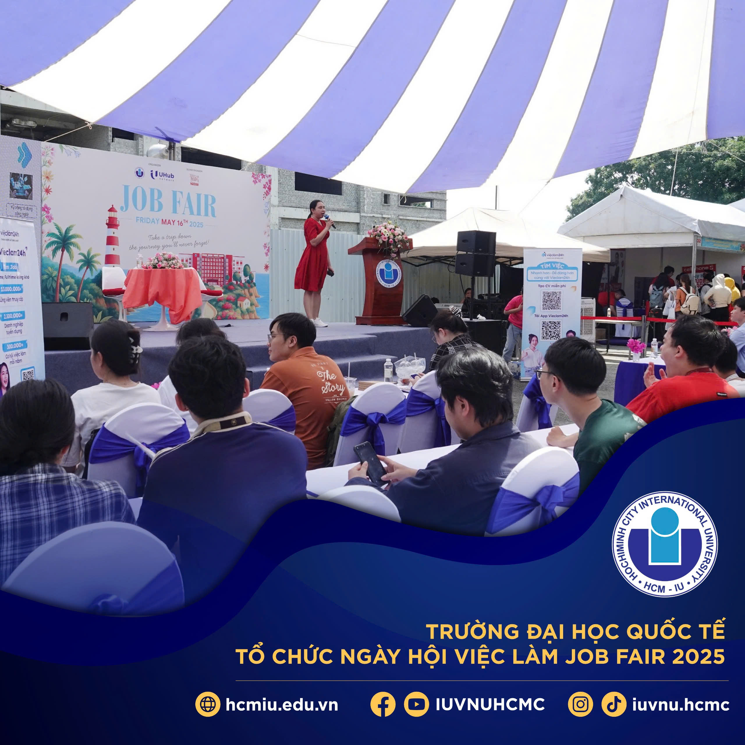 3000 SINH VIÊN THAM GIA NGÀY HỘI VIỆC LÀM – JOB FAIR 2025 3000 SINH VIÊN THAM GIA NGÀY HỘI VIỆC LÀM – JOB FAIR 2025