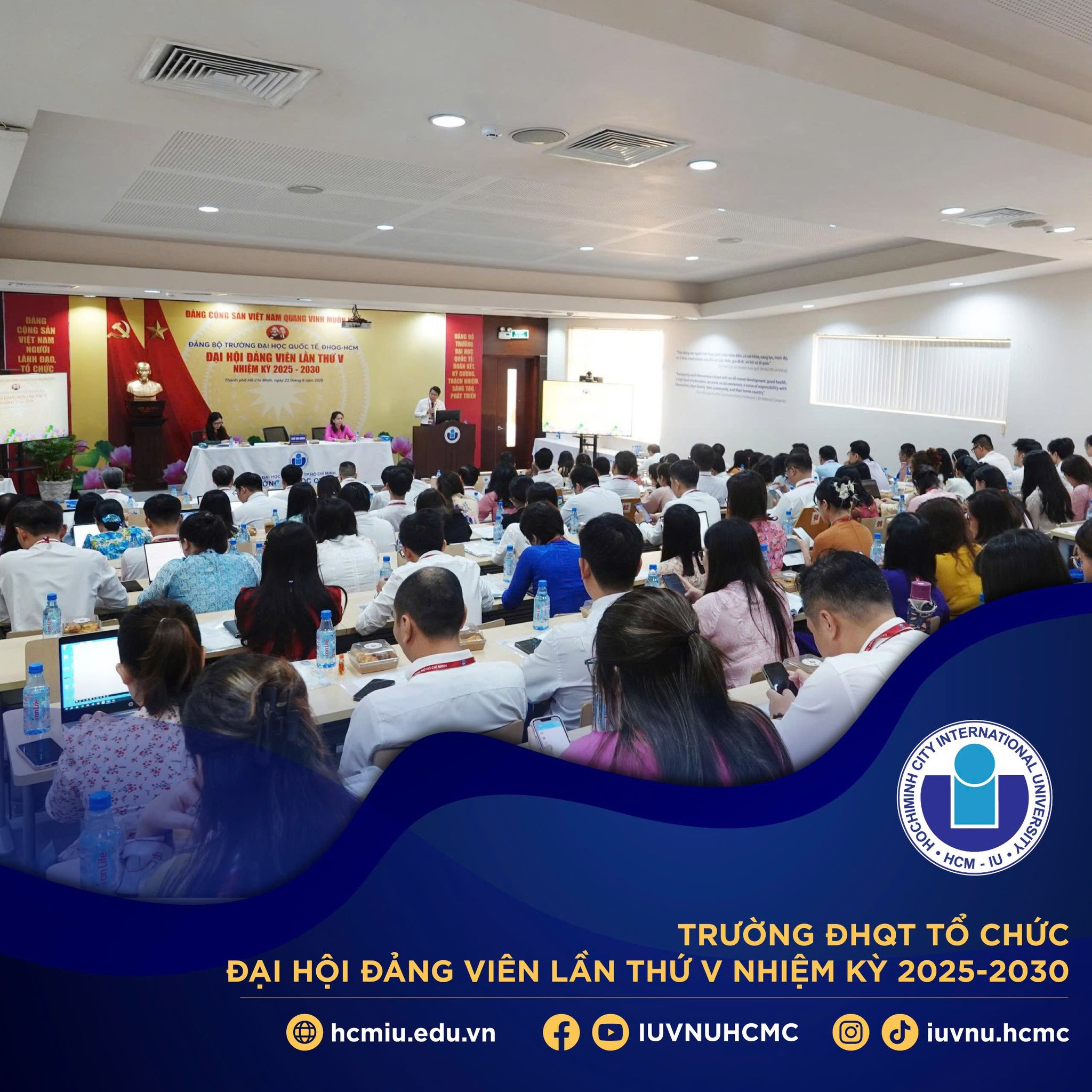 ĐẠI HỘI ĐẢNG BỘ TRƯỜNG ĐH QUỐC TẾ LẦN THỨ V: VƯỢT CHỈ TIÊU TRONG HOẠT ĐỘNG KHOA HỌC CÔNG NGHỆ – KIỂM ĐỊNH QUỐC TẾ ĐẠI HỘI ĐẢNG BỘ TRƯỜNG ĐH QUỐC TẾ LẦN THỨ V: VƯỢT CHỈ TIÊU TRONG HOẠT ĐỘNG KHOA HỌC CÔNG NGHỆ – KIỂM ĐỊNH QUỐC TẾ