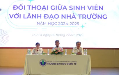 BAN GIÁM HIỆU TRƯỜNG ĐH QUỐC TẾ ĐỐI THOẠI CÙNG SINH VIÊN