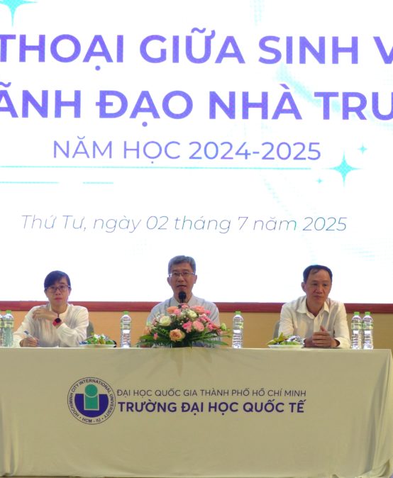 BAN GIÁM HIỆU TRƯỜNG ĐH QUỐC TẾ ĐỐI THOẠI CÙNG SINH VIÊN
