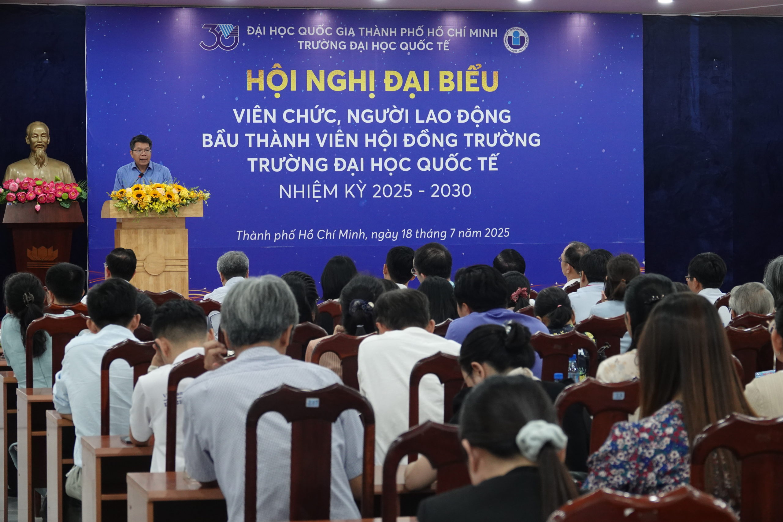 HỘI NGHỊ BẦU HỘI ĐỒNG TRƯỜNG ĐẠI HỌC QUỐC TẾ NHIỆM KỲ 2025-2030